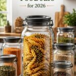 top glass food storage