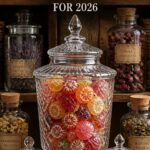 top glass storage jars
