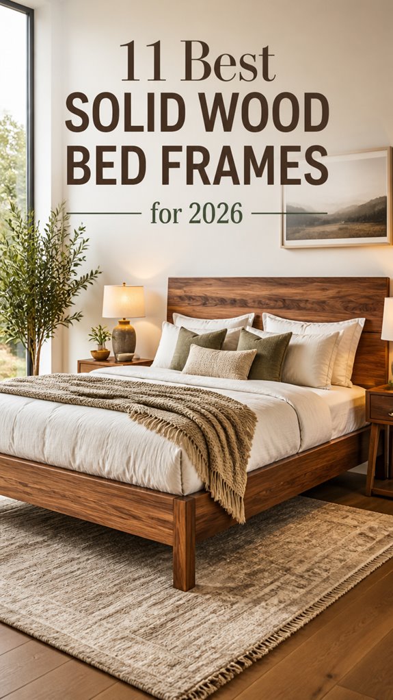 11 Best Solid Wood Bed Frames for 2026