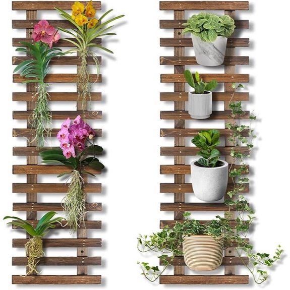 Mulctun 2 Pcs Wall Plant Holders for Indoor Outdoor