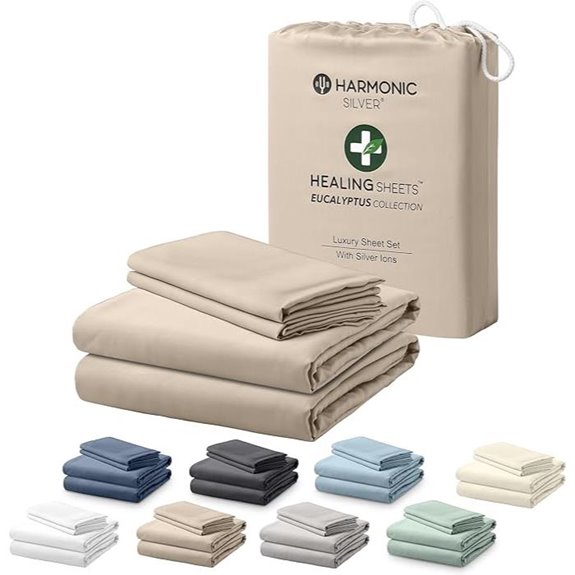 Eucalyptus King Sheet with Silver Ions Ultra Soft