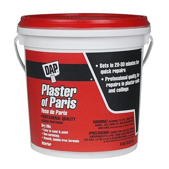 DAP Plaster of Paris (Dry Mix) White 8 Lb Tub (7079810310)