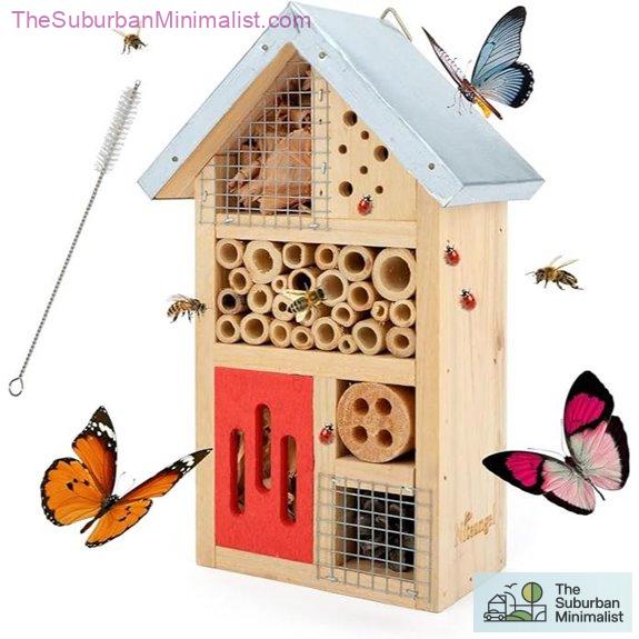 Niteangel Wooden Insect Hotel for Garden Bugs