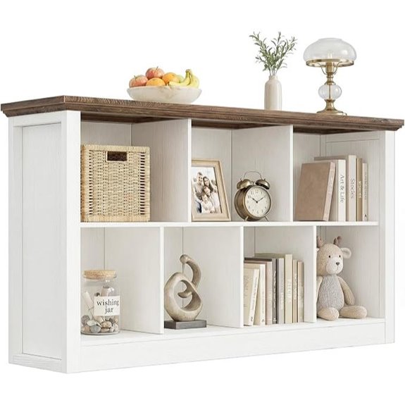 Unikito Wooden 2-Tier Cube Storage Organizer